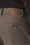 Light Beige Side Pocket Textured Slim Fit Cotton Chino Trousers 1003265154 - 5