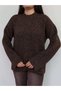 Glitter bicycle collar oversize sweater - 5