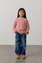 Cotton Striped Sweater Pink - 3