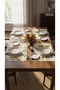4-Piece Duck Fabric Placemat Set 33X44 cm – Eucalyptus Leaf and Branch Pattern, Stain-Resistant, Water-Resistant Decorative Placemat - 6