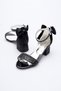 Black Girl's Broken Glass Heel Shoes