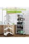 Toshionics 5 Tier Heavy Duty Storage Rack Foldable Kitchen Shelf Garage Home Closet Office Organizer - 2