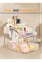 Yoawllty Makeup Organizer, Stackable Drawers Storage Drawers, Clear Home Display Box, Pull Out Cosme - 3