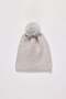 Girl's Colorful Stone Sparkling Pompom Knitted Beanie