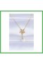 316L Steel Chain Gold Color Pearl Detail Flower Necklace Bezoss