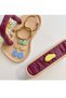 Decorative 2-Piece Jewelry Organizer Set - Jewelry Box with Drawer and Necklace Stand Burgundy Beige - 3