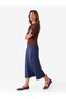 Navy Plain Women Skirt - 2