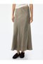 Women Brown Textured Skirt - 4