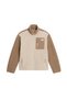 W Yumiori Full Zip Women's Outdoor Fleece Jacket Beige - 5
