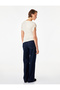 Women White Plain Boat Neck Short Sleeves Top - 4