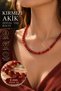 Red Agate Natural Stone Necklace 6 mm Women's Red Necklace with Silver Color Clip and Extension Chain