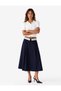 Women Navy Plain Skirt