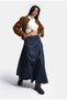 Women's Indigo 7W6-50 Relaxed Fit Maxi Denim Skirt - 7