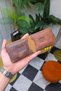 Vintage Hunter Magnetic Genuine Leather Men's Wallet in Antique Tan – Unlined, with 4+ Card Slots and Large Coin Compartment - 5