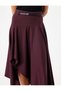 Women Red Plain Skirt - 4