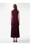 Women Red Pleated Skirt - 3