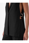 Black Plain Women Vest - 4