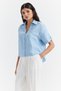 Women's Pocket Detailed Striped Shirt - 2