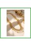 Gold Color Brass Chain Model Combination Women's Necklace Bezoss