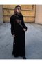 عباية أسود ومشجر - 52