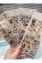 Plastic Vinatge 3 Syf. Scrapbook Sticker Set Gift Journal Daily Decoration - 6