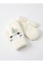 Plush Knitted Cute Animal Figured Baby Gloves - Winter Children's Gloves (6-18 Months) - 4