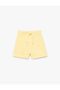Baby Boys Yellow Plain Shorts - 3
