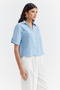 Women's Pocket Detailed Striped Shirt - 3