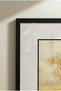 1 Piece Black Wooden Framed Square Wooden Painting with Pvc Frame - Golden Yellow Foggy Nature Scenery - Home, Business and Office Decoration Painting - 6