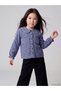Checkered Embroidered Gabardine Girls' Shirt from Uzg Store for Style Enthusiasts - 2