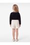 Baby Girls Cream Textured Skorts - 3