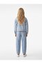 Girls Blue Plain Jeans - 3