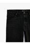 Men Black Plain Jeans - 4
