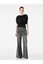 Women Black Plain Round Neck Sleeveless Top