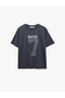 Grey Plain Women T Shirt - 3