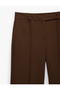 Women Brown Plain Trousers - 4