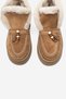 Sandy Tan Suede Genuine Leather Women's Boots with Fur and Tassels - 4