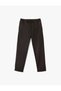 Men Brown Plain Trousers - 3