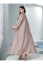 Light Brown Two-Piece Abaya Set - 4