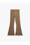 Women Brown Plain Trousers - 3