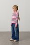 Rubber Braided Multi-Line Sweater Pink - 6