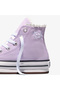 Chuck Taylor All Star Eva Lift Kids' Lilac Sneaker with Floral Pattern - 7