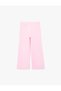 Girls Pink Textured Trousers - 5