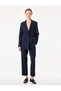 Women Navy Plain Trousers