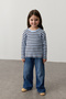 Striped Soft Sweater Baby Blue - 4