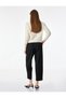 Women Black Plain Trousers - 4