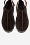 Foly Brown Suede Genuine Leather Women's Fur Slippers - 4