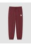 Özmarka New Season Burgundy Printed Boys' Sweatpants