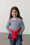 Striped Soft Sweater Baby Blue