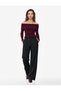 Women Navy Striped Trousers